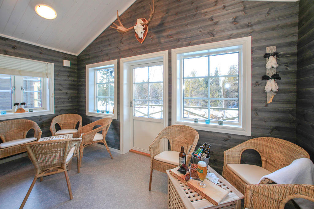 Valkojan Naturby - Timber Cottages แวมดาเลน ภายนอก รูปภาพ
